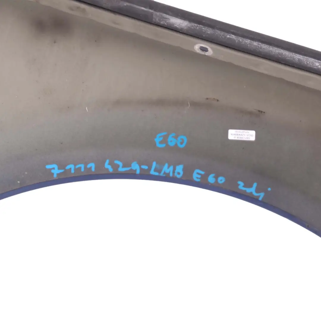 BMW E60 E61 Side Panel Front Left N/S Wing Fender Le Mans Blau Metallic - 381 - SKU 7111429-LMB - Part number 7111429