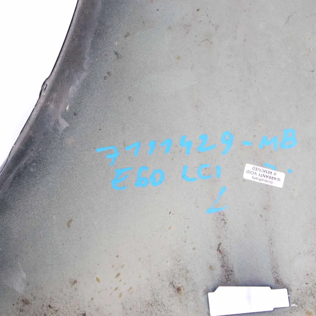 BMW E60 E61 Wing Panel Front Left N/S Fender Side Panel Monacoblau Blue - A35 - SKU 7111429-MB1 - Part number 7111429