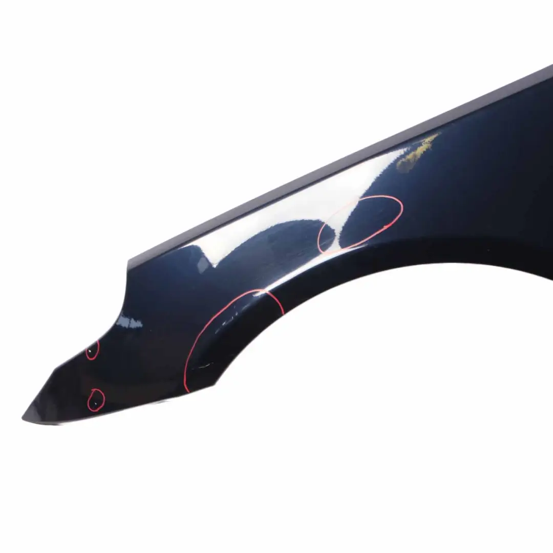BMW E60 E61 Wing Panel Front Left N/S Fender Side Panel Monacoblau Blue - A35 - SKU 7111429-MB1 - Part number 7111429