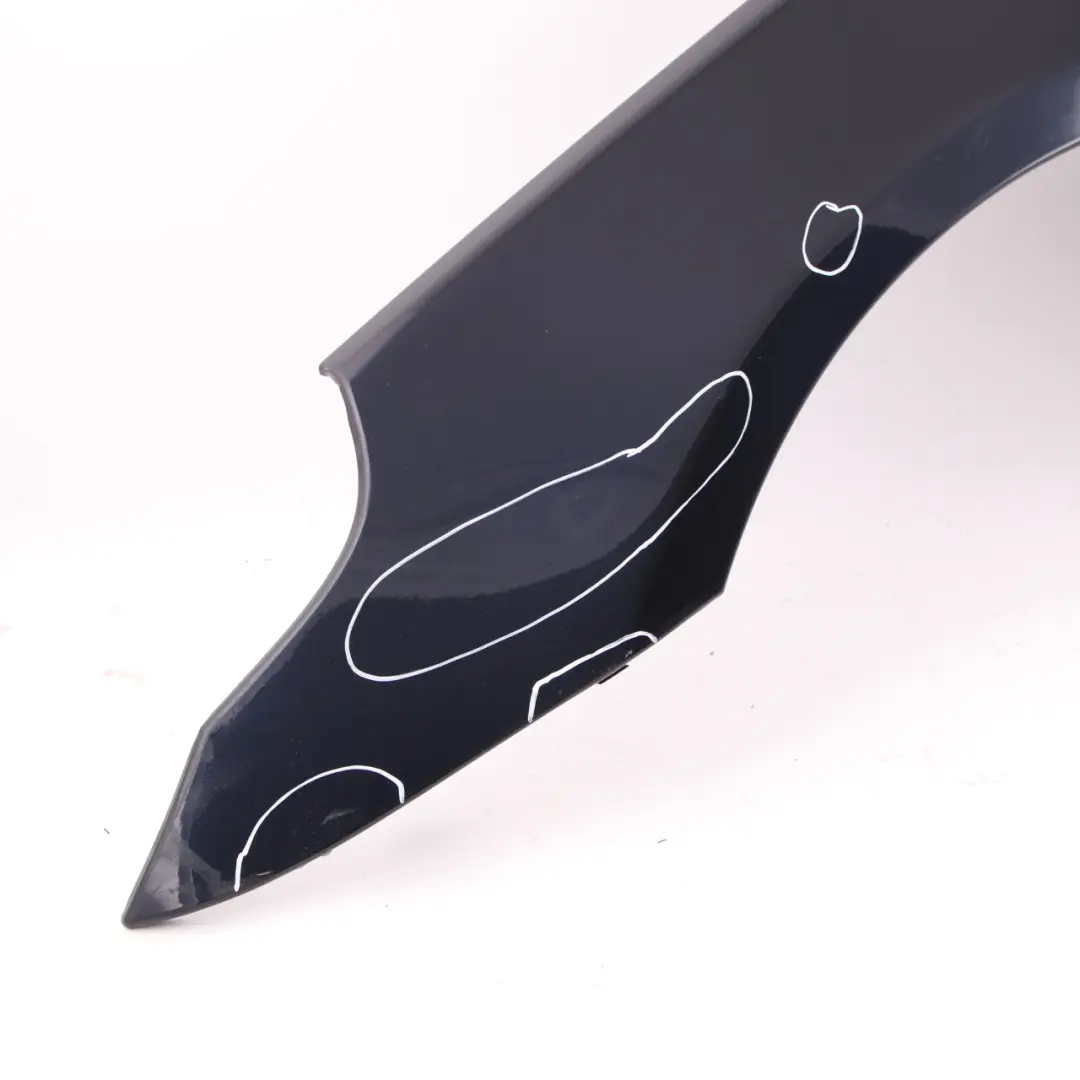 BMW E60 E61 Front Left N/S Wing Fender Side Panel Monacoblau Blue Metallic - A35 - SKU 7111429-MB2 - Part number 7111429