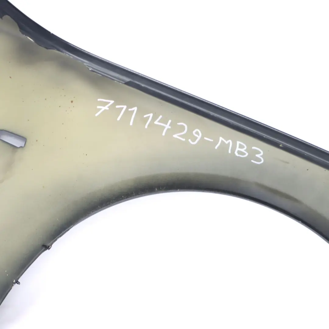 BMW E60 E61 Wing Panel Front Left N/S Fender Side Panel Monacoblau Blue - A35 - SKU 7111429-MB3 - Part number 7111429