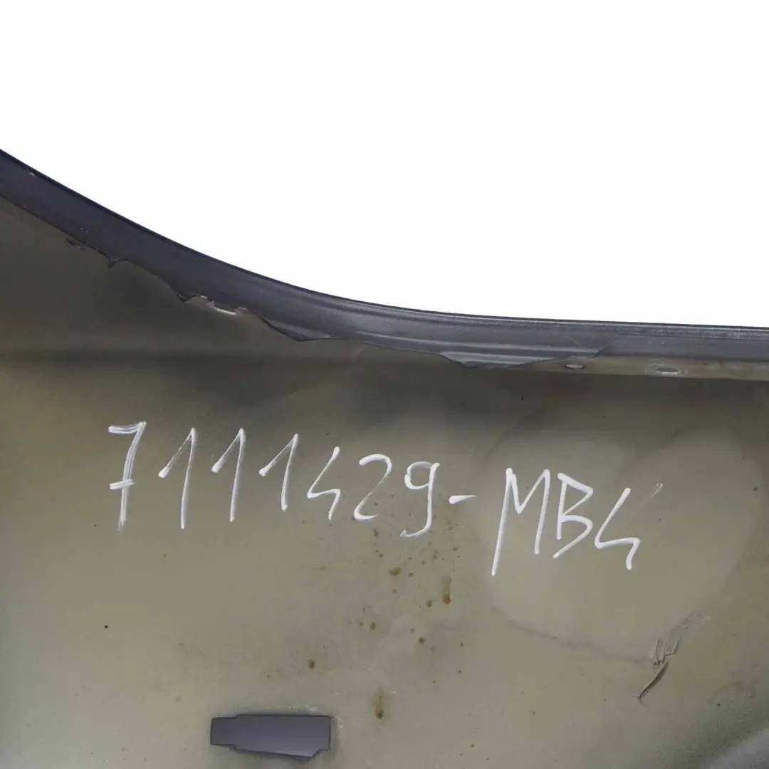 BMW E60 E61 Błotnik Lewy Przedni Monacoblau - A35 - SKU 7111429-MB4 - Numer Części 7111429