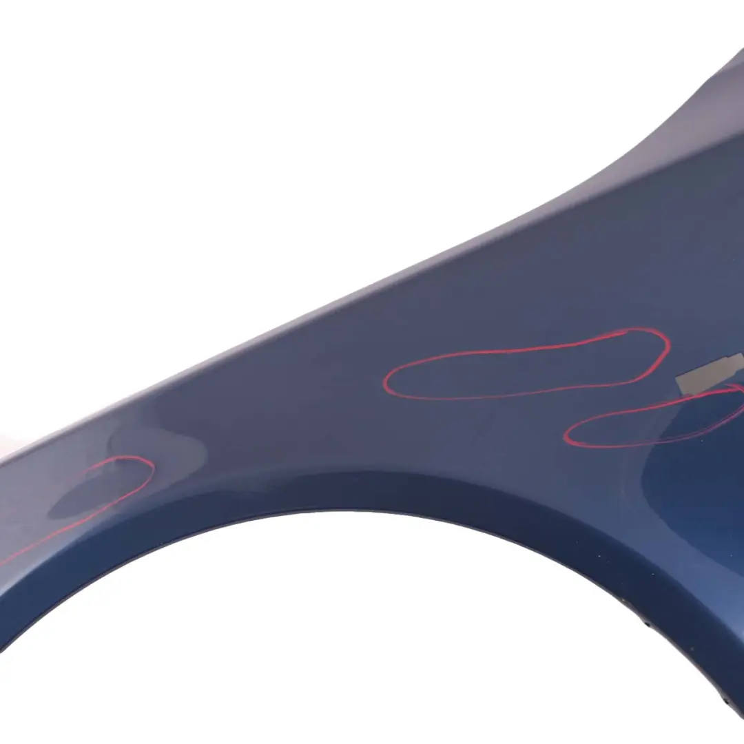 Front Left N/S Wing Fender Side Panel Mysticblau Blue A07 to BMW 5 Series E60 E61 with Part number 7111429 BMW 5 Series E60 E61 Front Left N/S Wing Fender Side Panel Mysticblau Blue A07 - SKU 7111429-MYS - Part number 7111429