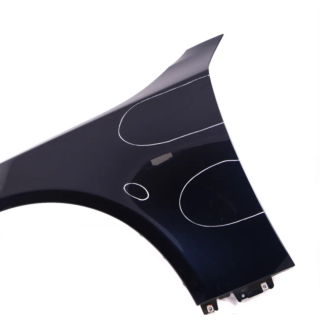Front Left N/S Wing Fender Side Panel Orientblau Blue - 317 to BMW E60 E61 with Part number 7111429 BMW E60 E61 Front Left N/S Wing Fender Side Panel Orientblau Blue - 317 - SKU 7111429-OB1 - Part number 7111429
