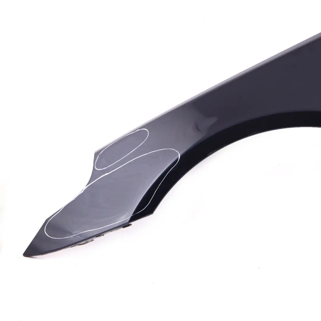BMW E60 E61 Front Left N/S Wing Fender Side Panel Orientblau Blue - 317 - SKU 7111429-OB1 - Part number 7111429