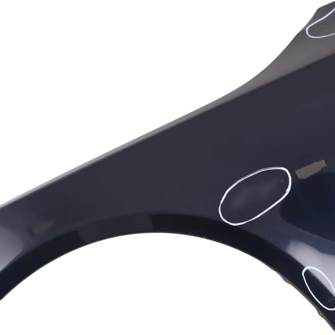BMW 5 E60 E61 3 Front Left N/S Wing Fender Side Panel Orientblau Blue - 317 - SKU 7111429-OB3 - Part number 7111429