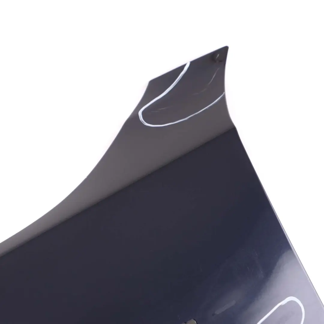 BMW 5 E60 E61 3 Front Left N/S Wing Fender Side Panel Orientblau Blue - 317 - SKU 7111429-OB3 - Part number 7111429