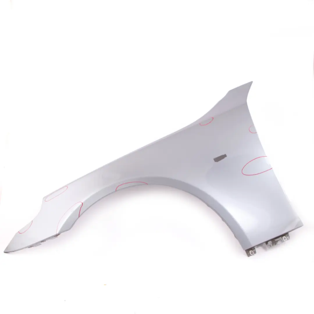 Front Left N/S Wing Fender Side Panel Silbergrau Grey - A08 to BMW E60 E61 with Part number 7111429 BMW E60 E61 Front Left N/S Wing Fender Side Panel Silbergrau Grey - A08 - SKU 7111429-SBG - Part number 7111429