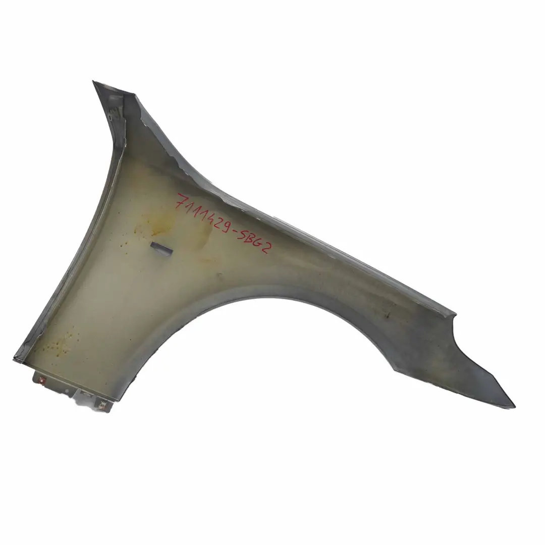 BMW E60 E61 Wing Panel Front Left N/S Fender Side Panel Silbergrau Grey - A08 - SKU 7111429-SBG2 - Part number 7111429