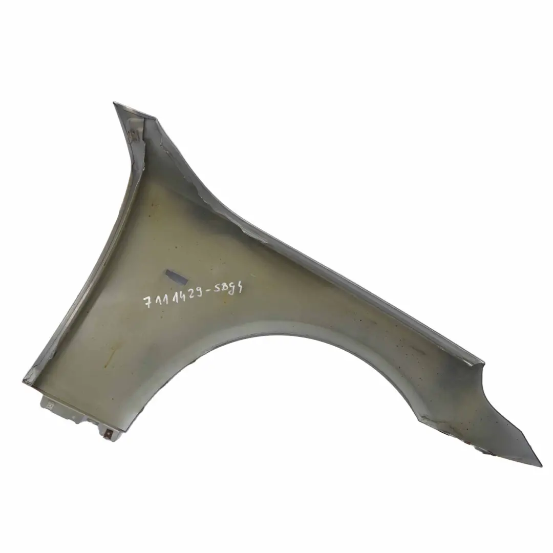 BMW E60 E61 Guardabarros Delantero Izquierdo Silbergrau Grey - A08 - SKU 7111429-SBG4 - Número de pieza 7111429