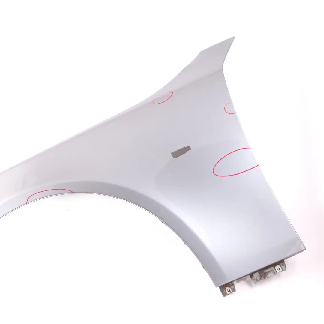 Front Left N/S Wing Fender Side Panel Silbergrau Grey - A08 to BMW E60 E61 with Part number 7111429 BMW E60 E61 Front Left N/S Wing Fender Side Panel Silbergrau Grey - A08 - SKU 7111429-SBG - Part number 7111429