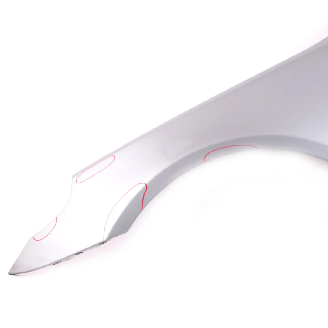 Front Left N/S Wing Fender Side Panel Silbergrau Grey - A08 to BMW E60 E61 with Part number 7111429 BMW E60 E61 Front Left N/S Wing Fender Side Panel Silbergrau Grey - A08 - SKU 7111429-SBG - Part number 7111429