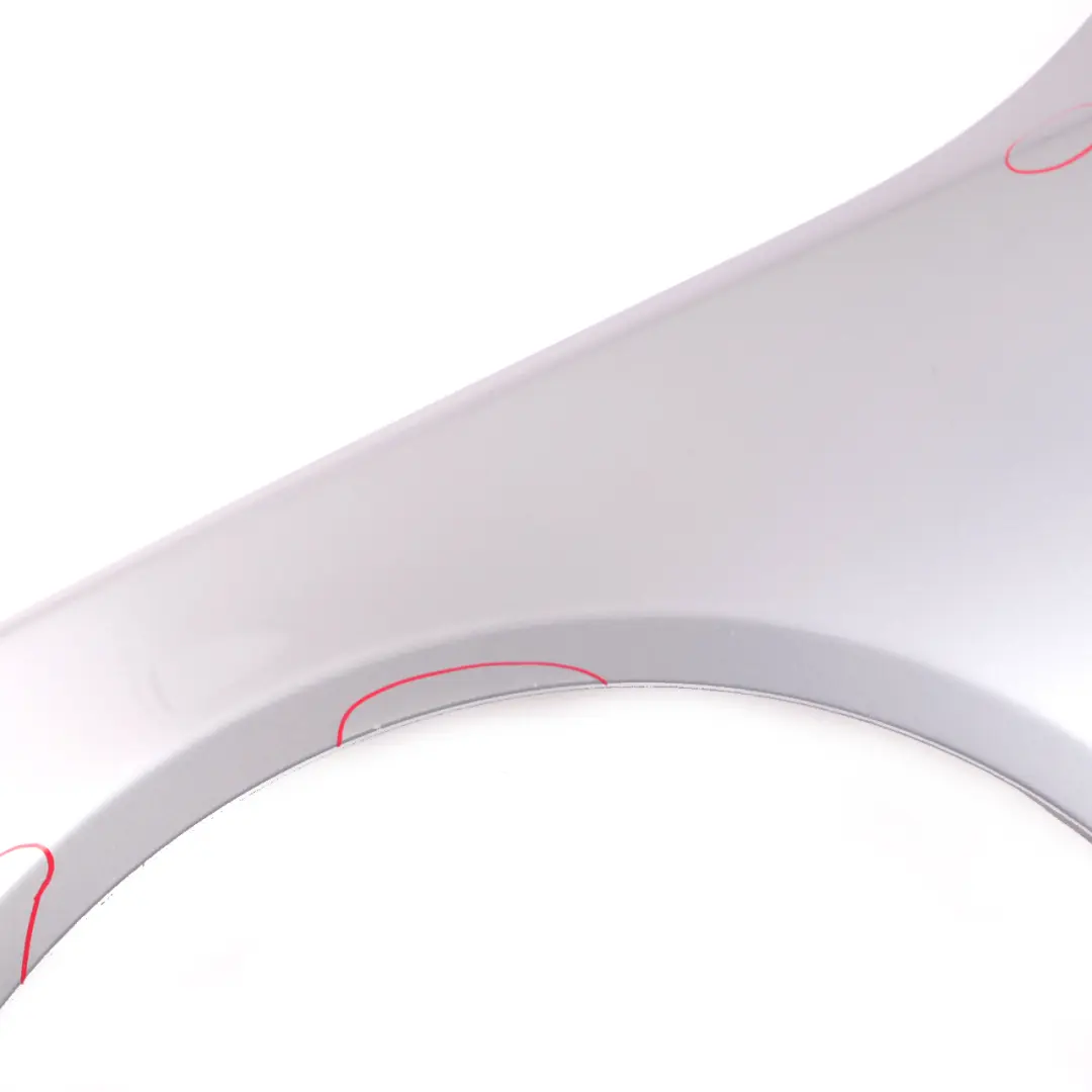 Front Left N/S Wing Fender Side Panel Silbergrau Grey - A08 to BMW E60 E61 with Part number 7111429 BMW E60 E61 Front Left N/S Wing Fender Side Panel Silbergrau Grey - A08 - SKU 7111429-SBG - Part number 7111429