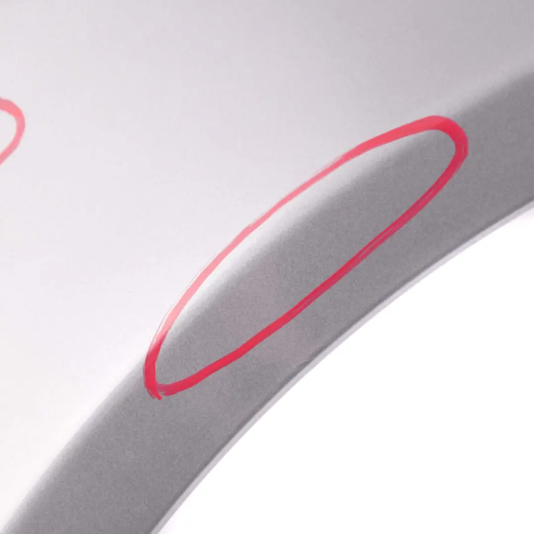BMW 5 E60 E61 Front Left Wing Fender Side Panel N/S Spacegrau Space Grey - A52 - SKU 7111429-SCG1 - Part number 7111429