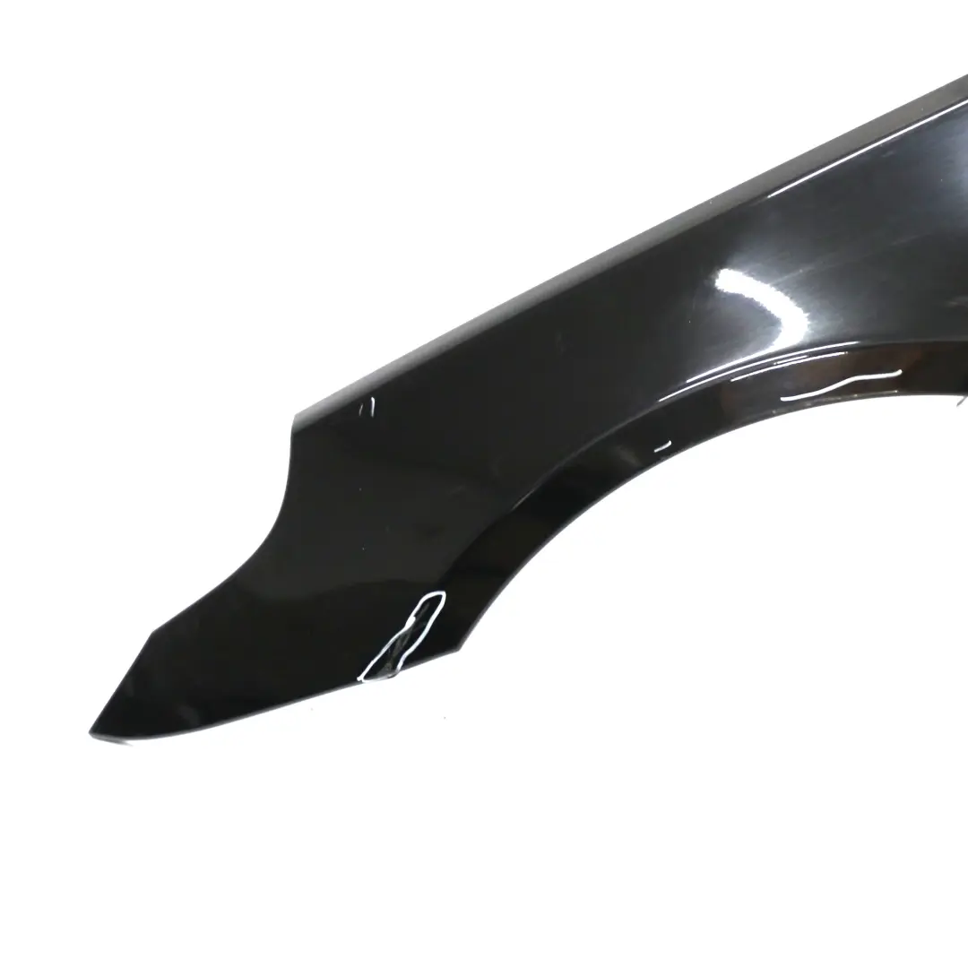 BMW E60 E61 Błotnik Lewy Przedni Schwarz II Czarny - 668 - SKU 7111429-SCH - Numer Części 7111429