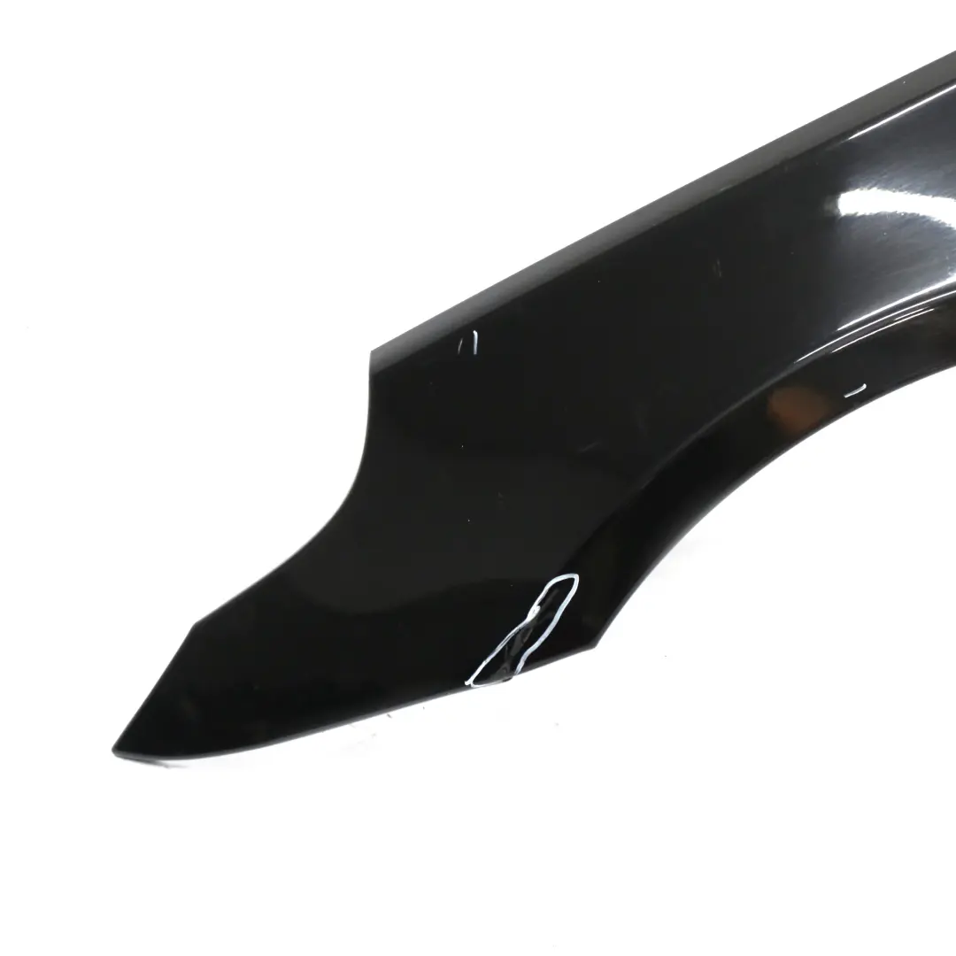 BMW E60 E61 Front Left N/S Wing Fender Side Panel Schwarz 2 Black - 668 - SKU 7111429-SCH - Part number 7111429