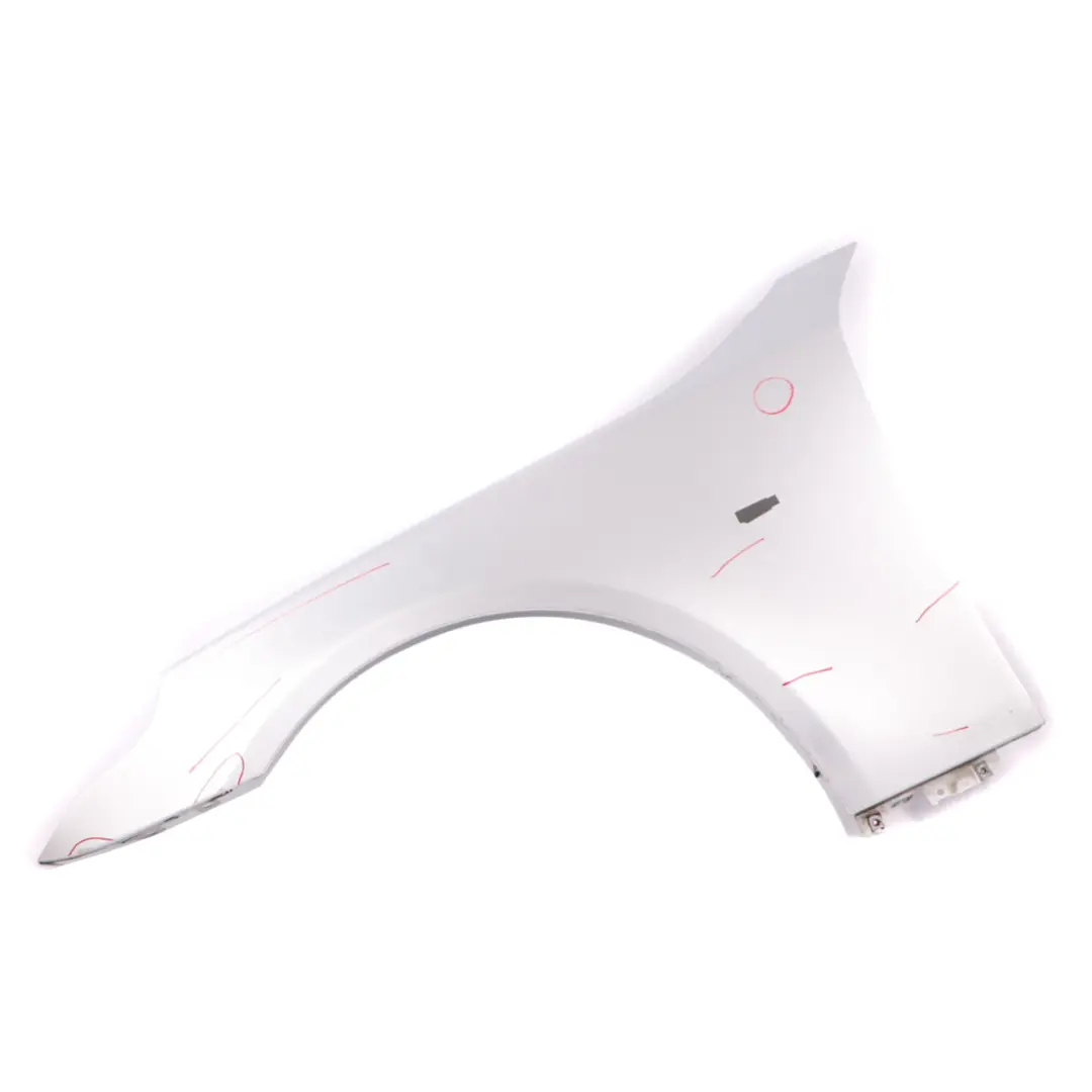 Wing Panel Front Left N/S Side Fender Titan Silver Metallic - 354 to BMW E60 E61 with Part number 7111429 BMW E60 E61 Wing Panel Front Left N/S Side Fender Titan Silver Metallic - 354 - SKU 7111429-TS6 - Part number 7111429