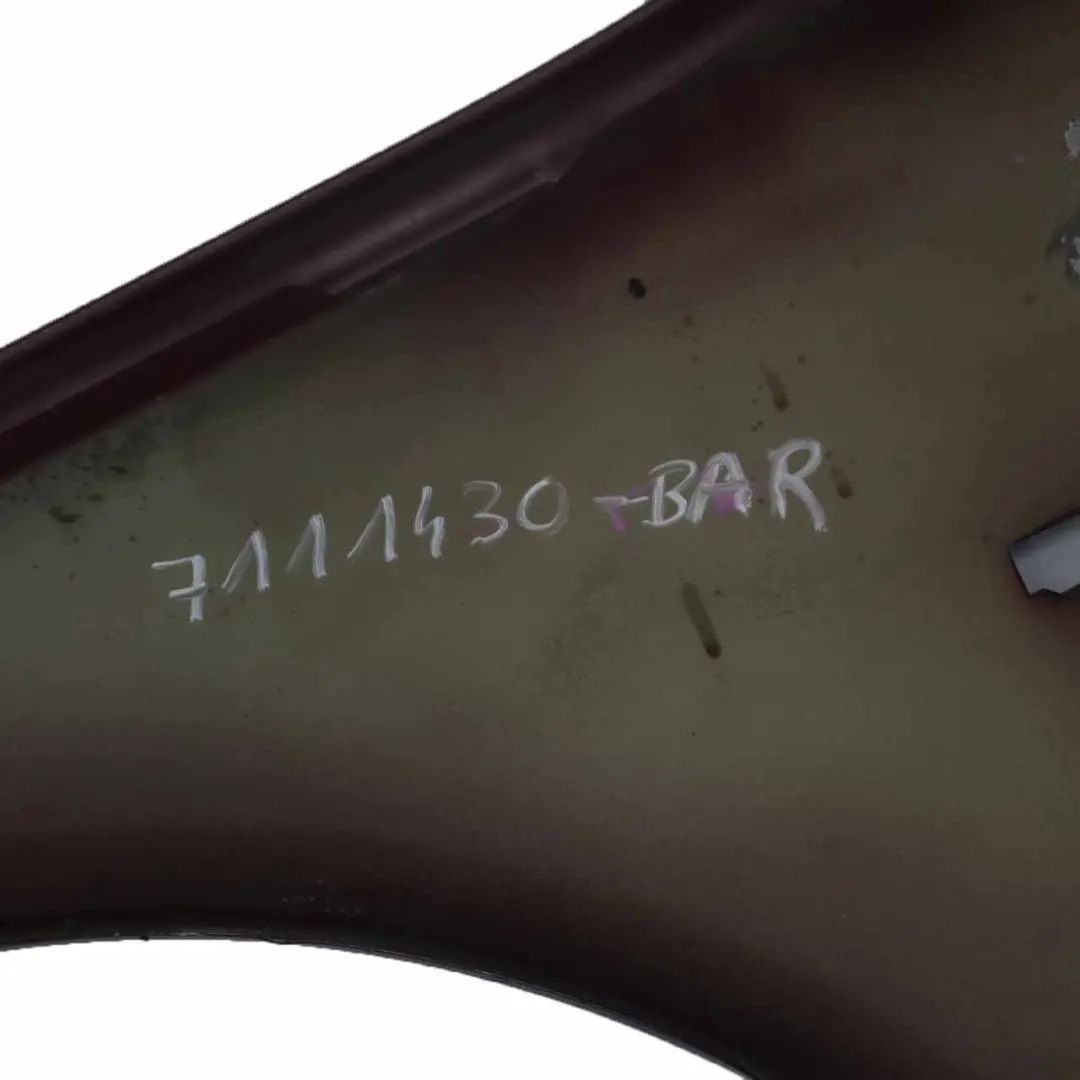  Pannello alare BMW E60 E61 parafango anteriore destro Rosso Barberarot - A39 - SKU 7111430-BAR - Numero di parte 7111430