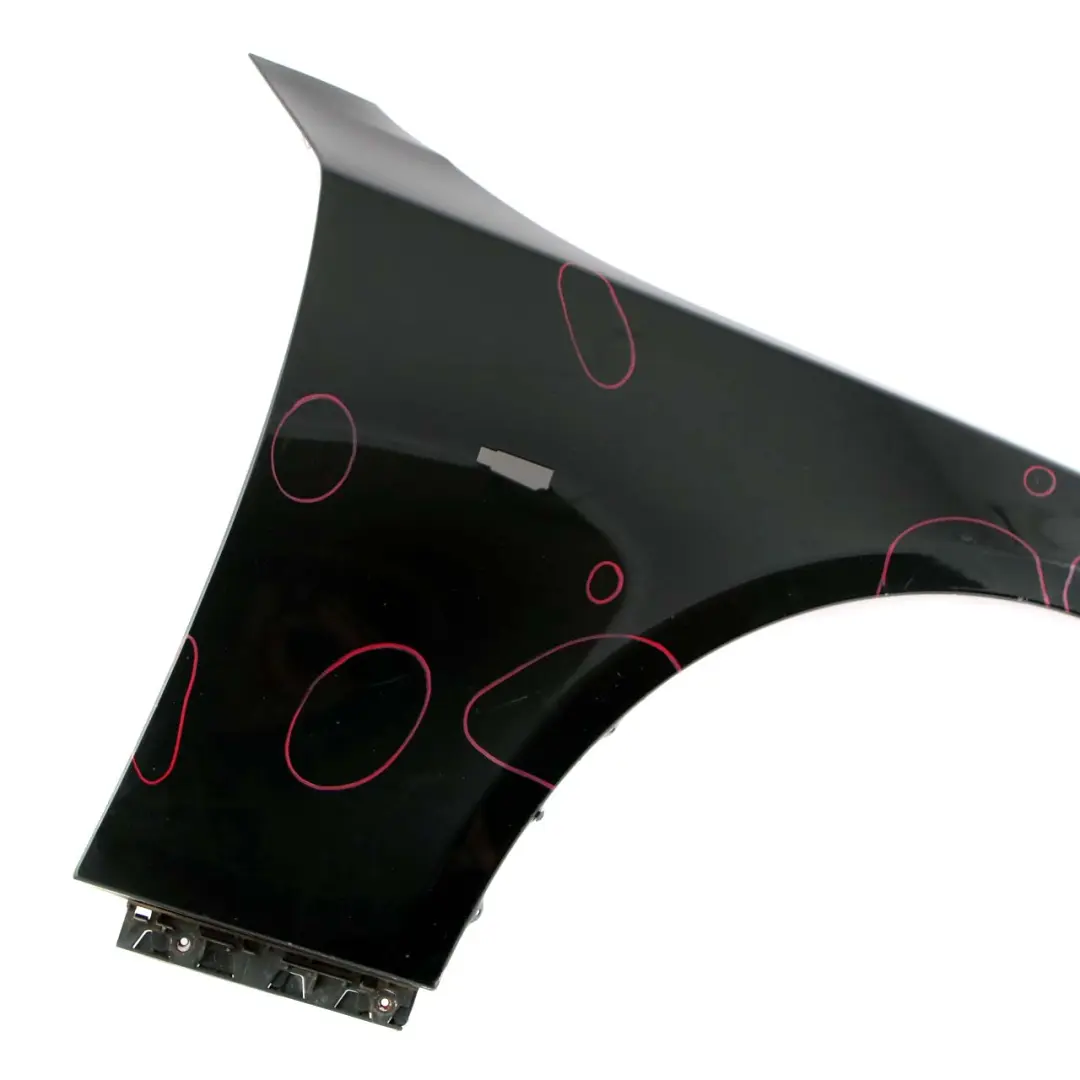  Wing Panel BMW E60 E61 Front Right O/S Side Fender Black Sapphire Metallic - 475 - SKU 7111430-BS1 - Part number 7111430