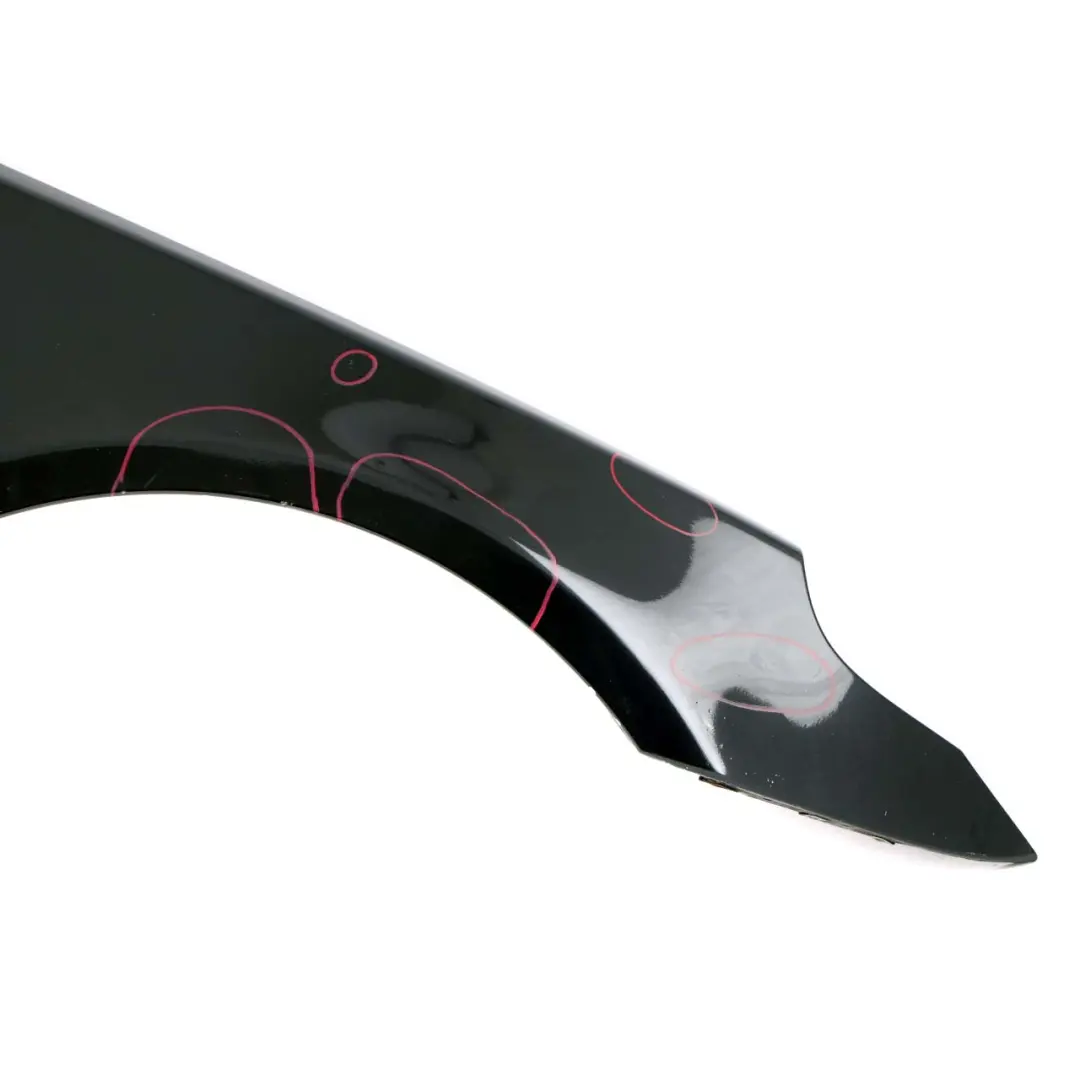 Wing Panel BMW E60 E61 Front Right O/S Side Fender Black Sapphire Metallic - 475 to with Part number 7111430 Wing Panel BMW E60 E61 Front Right O/S Side Fender Black Sapphire Metallic - 475 - SKU 7111430-BS1 - Part number 7111430