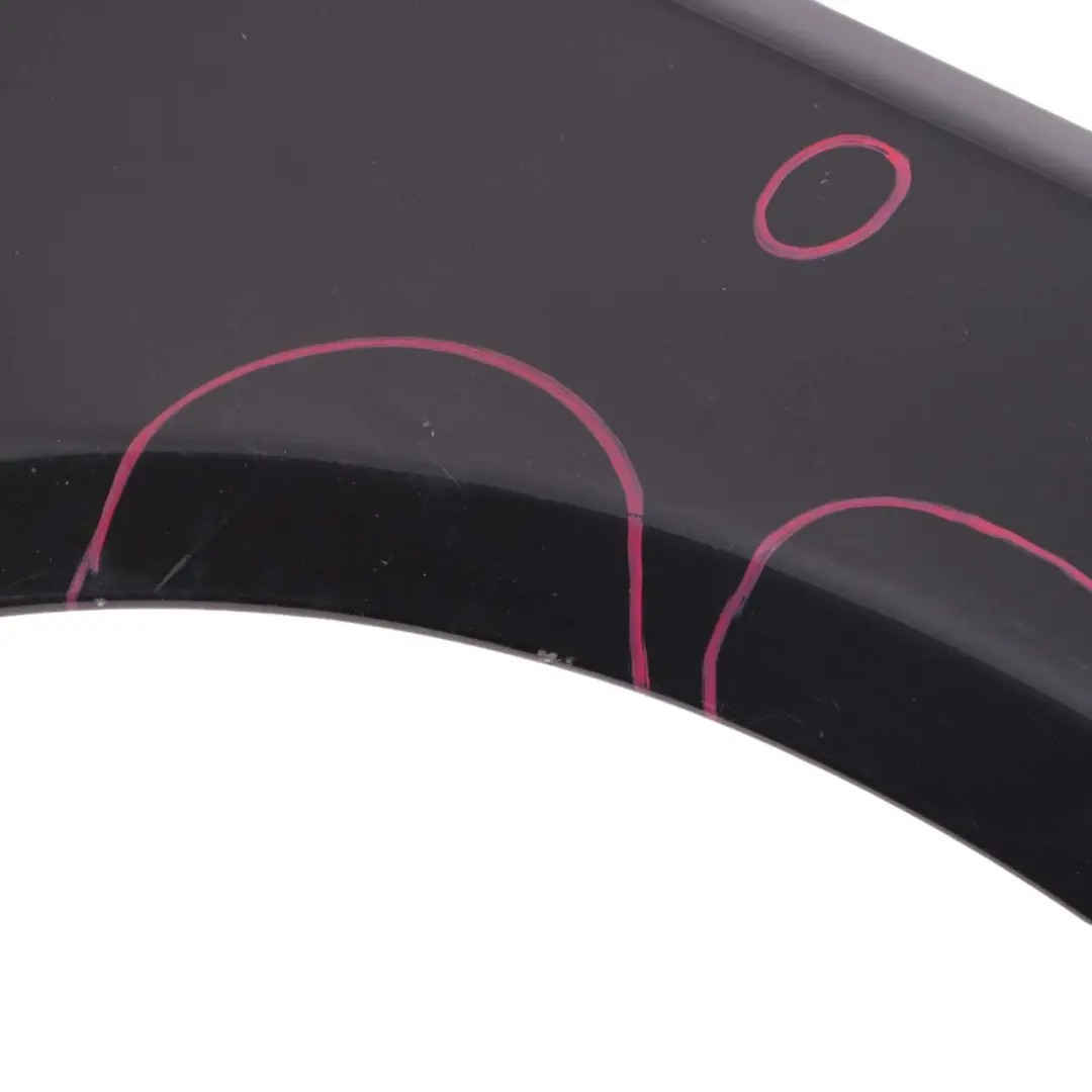 Wing Panel BMW E60 E61 Front Right O/S Side Fender Black Sapphire Metallic - 475 to with Part number 7111430 Wing Panel BMW E60 E61 Front Right O/S Side Fender Black Sapphire Metallic - 475 - SKU 7111430-BS1 - Part number 7111430