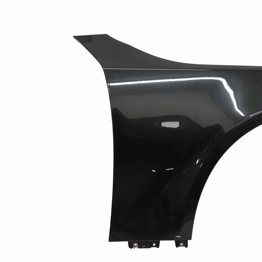 BMW E60 Side Wing Panel Fender Front Right O/S Black Sapphire Metallic - 475 - SKU 7111430-BS4 - Part number 7111430