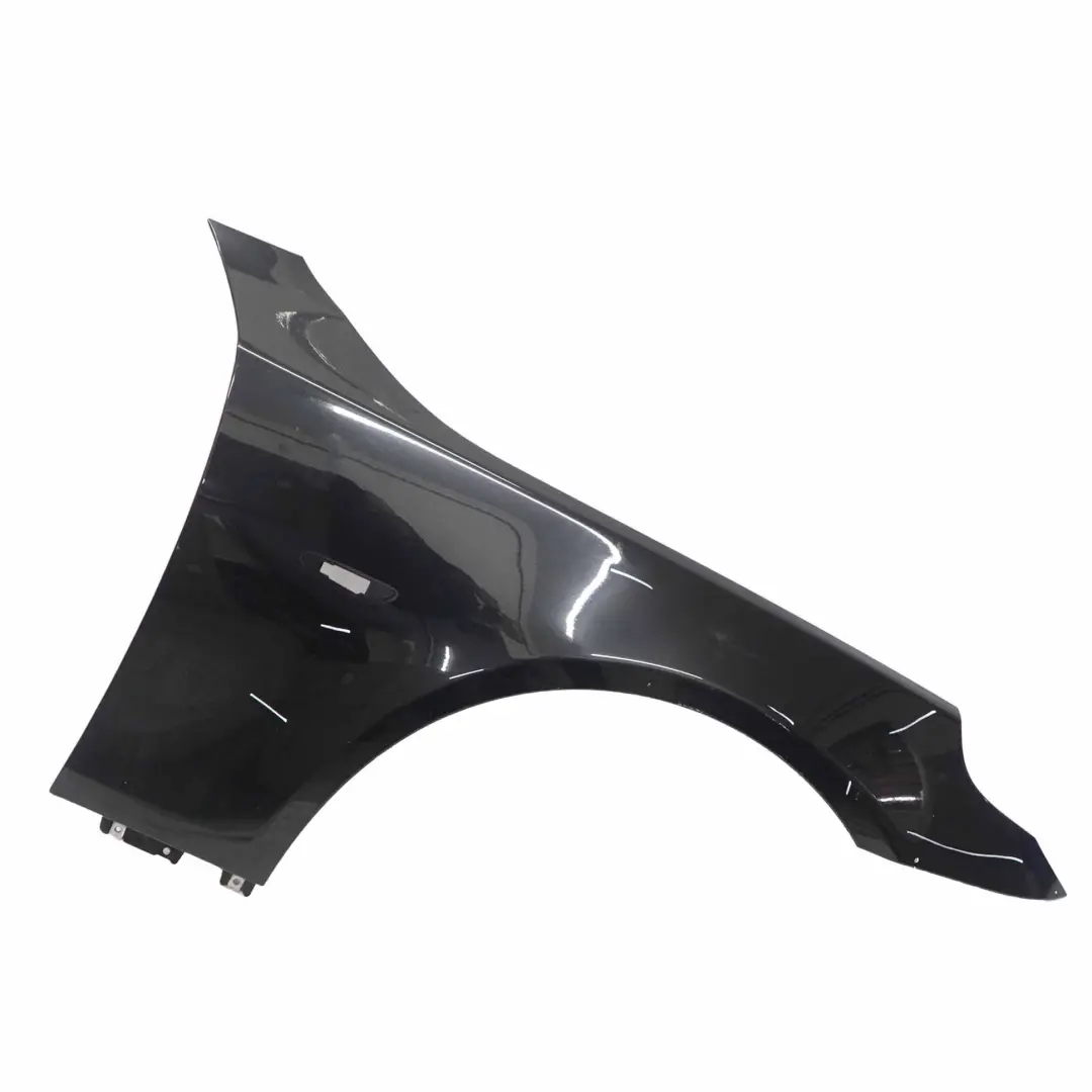 BMW E60 E61 Seitenwand Vorne Rechts Kotflügel Black Sapphire Schwarz - 475 - SKU 7111430-BS5 - Teilenummer 7111430