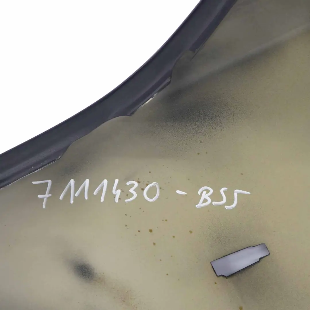 BMW E60 Panel Lateral Guardabarros Delantero Derecho Negro Zafiro Metalico 475 - SKU 7111430-BS5 - Número de pieza 7111430