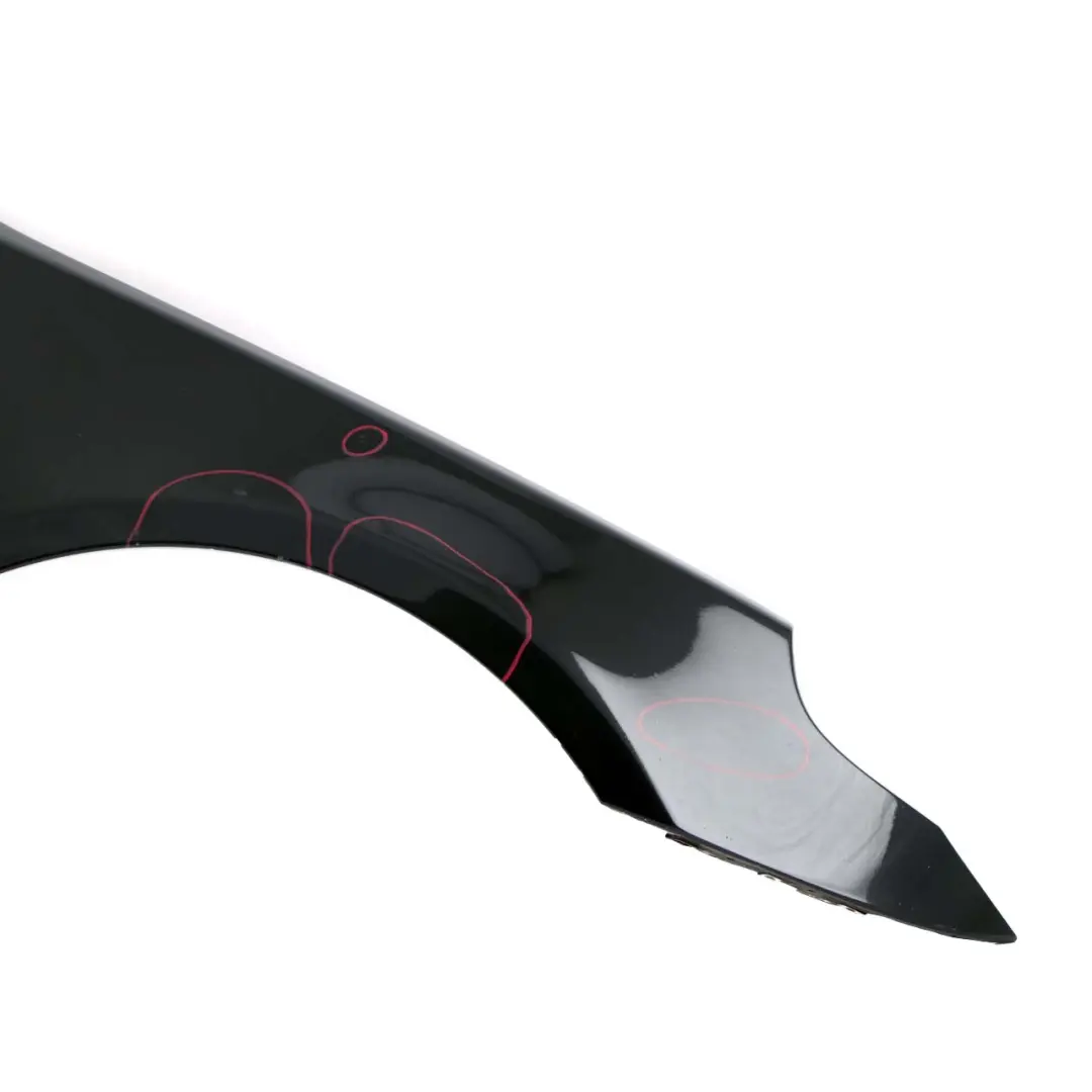 Wing Panel BMW E60 E61 Front Right O/S Side Fender Black Sapphire Metallic 475 to with Part number 7111430 Wing Panel BMW E60 E61 Front Right O/S Side Fender Black Sapphire Metallic 475 - SKU 7111430-BS - Part number 7111430