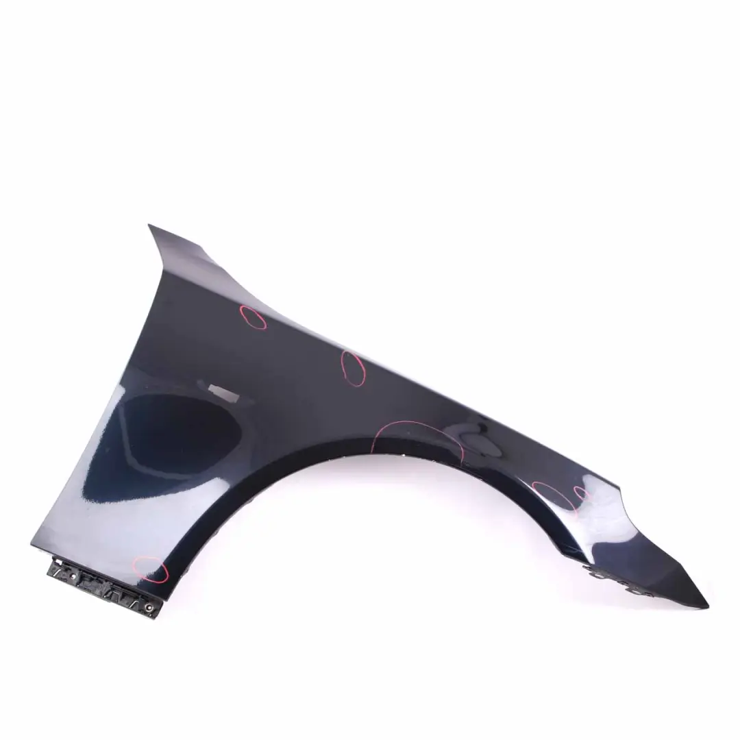 Front Right Wing Fender Side Panel O/S Carbonschwarz Black - 416 to BMW E60 E61 with Part number 7111430 BMW E60 E61 Front Right Wing Fender Side Panel O/S Carbonschwarz Black - 416 - SKU 7111430-CAR2 - Part number 7111430