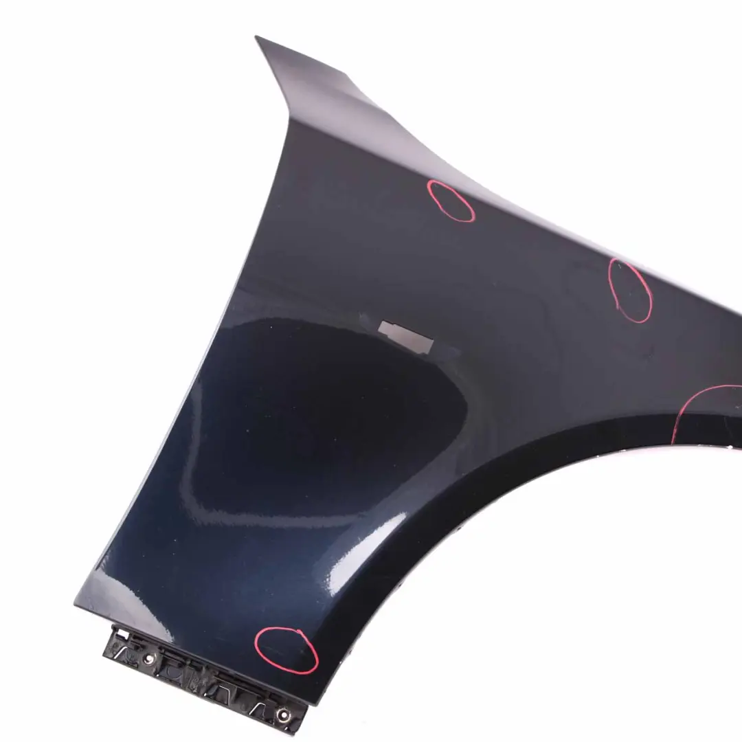 Front Right Wing Fender Side Panel O/S Carbonschwarz Black - 416 to BMW E60 E61 with Part number 7111430 BMW E60 E61 Front Right Wing Fender Side Panel O/S Carbonschwarz Black - 416 - SKU 7111430-CAR2 - Part number 7111430