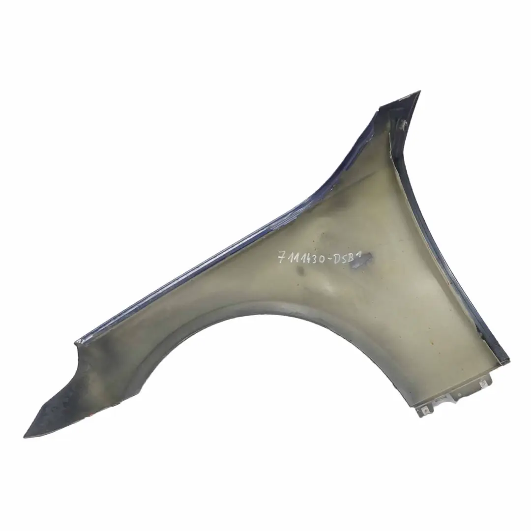  Wing Panel BMW E60 E61 Front Right O/S Side Fender Tiefseeblau Blue - A76 - SKU 7111430-DSB1 - Part number 7111430