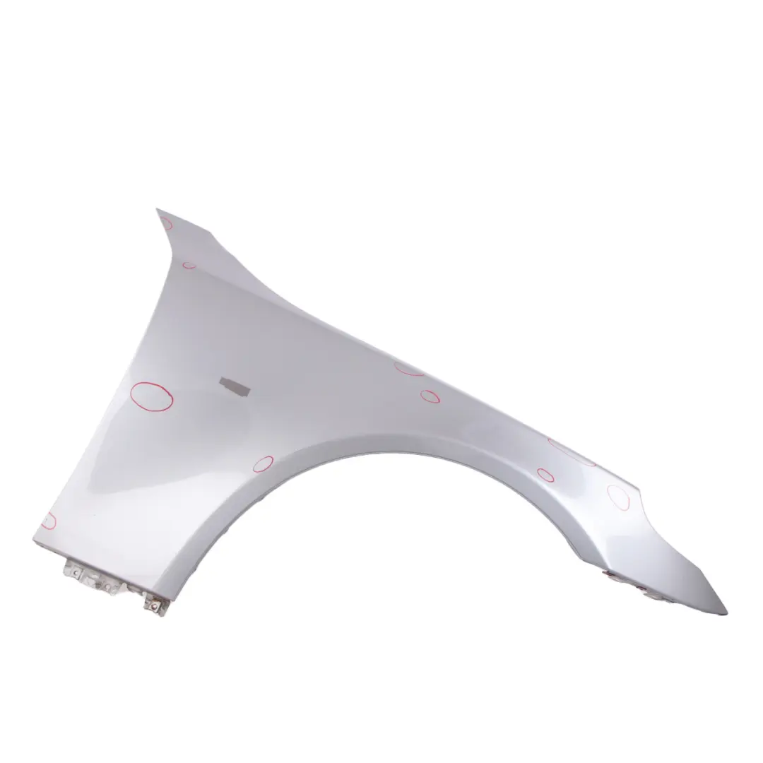  Wing Panel Fender BMW E60 Front Right O/S Side Panel Silbergrau Silver Grey A08 - SKU 7111430-SBG3 - Part number 7111430