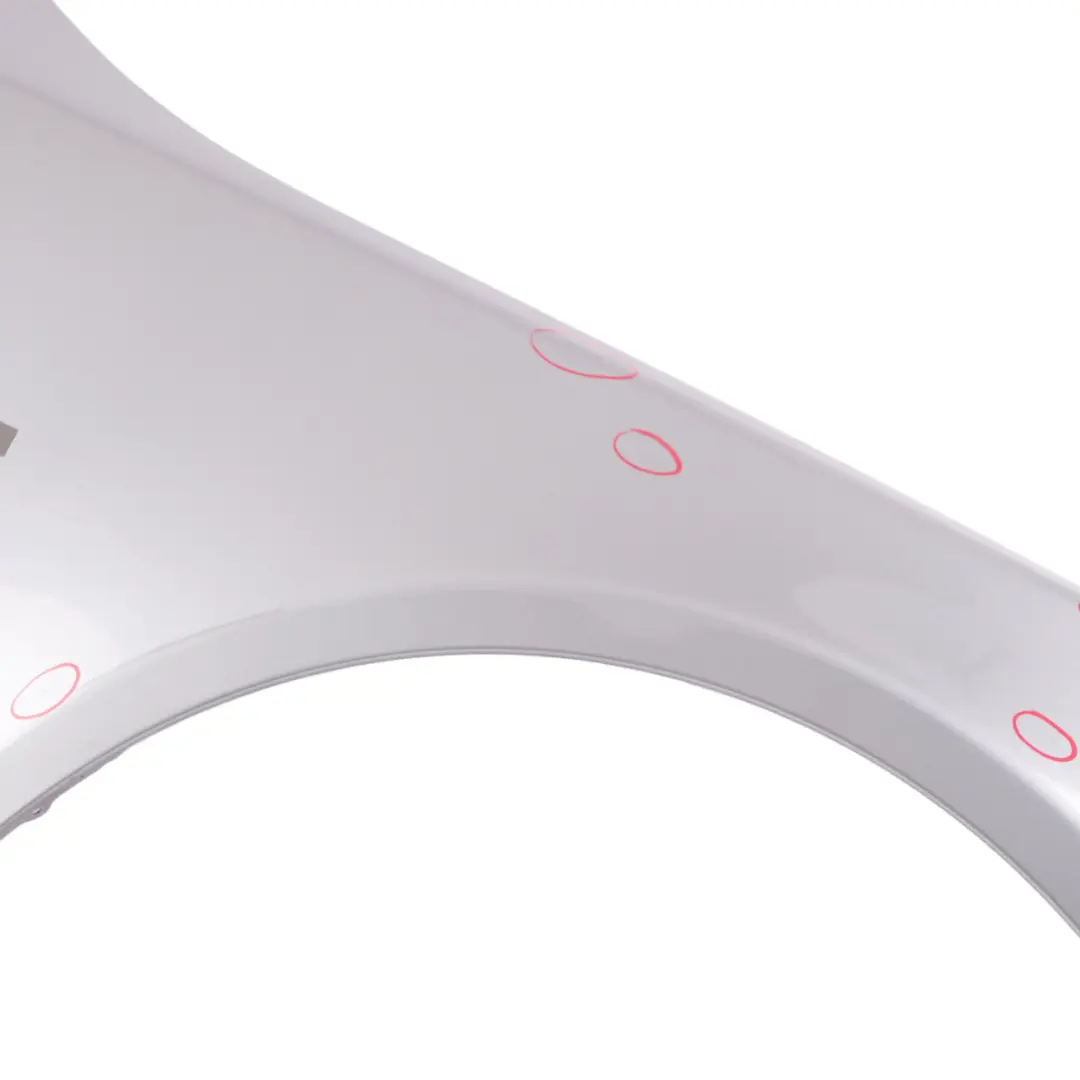  Wing Panel Fender BMW E60 Front Right O/S Side Panel Silbergrau Silver Grey A08 - SKU 7111430-SBG3 - Part number 7111430