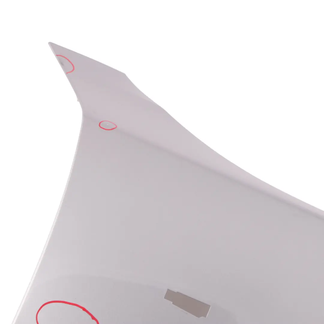  Wing Panel Fender BMW E60 Front Right O/S Side Panel Silbergrau Silver Grey A08 - SKU 7111430-SBG3 - Part number 7111430