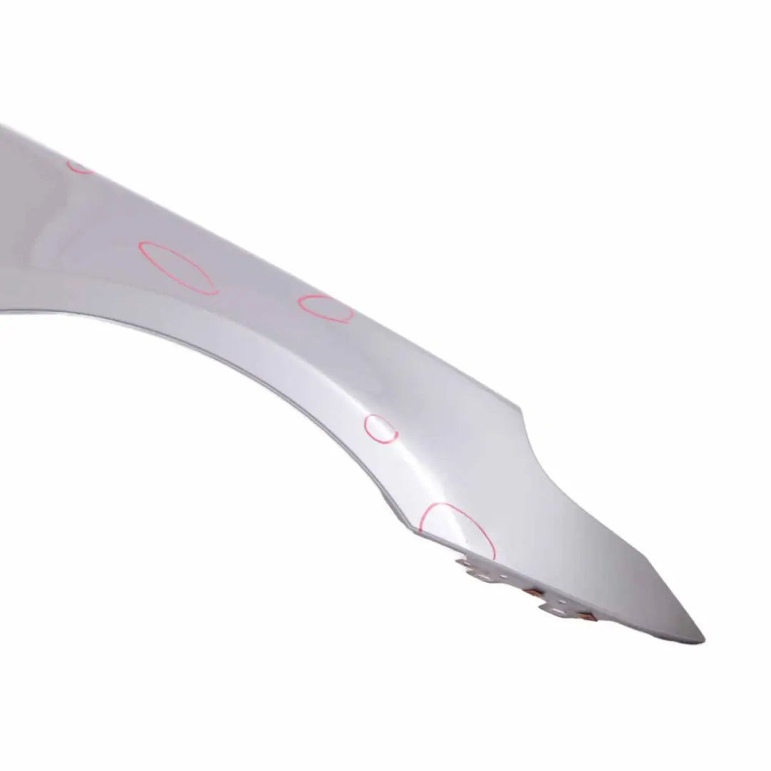 Wing Panel Fender BMW E60 Front Right O/S Side Panel Silbergrau Silver Grey A08 to with Part number 7111430 Wing Panel Fender BMW E60 Front Right O/S Side Panel Silbergrau Silver Grey A08 - SKU 7111430-SBG4 - Part number 7111430