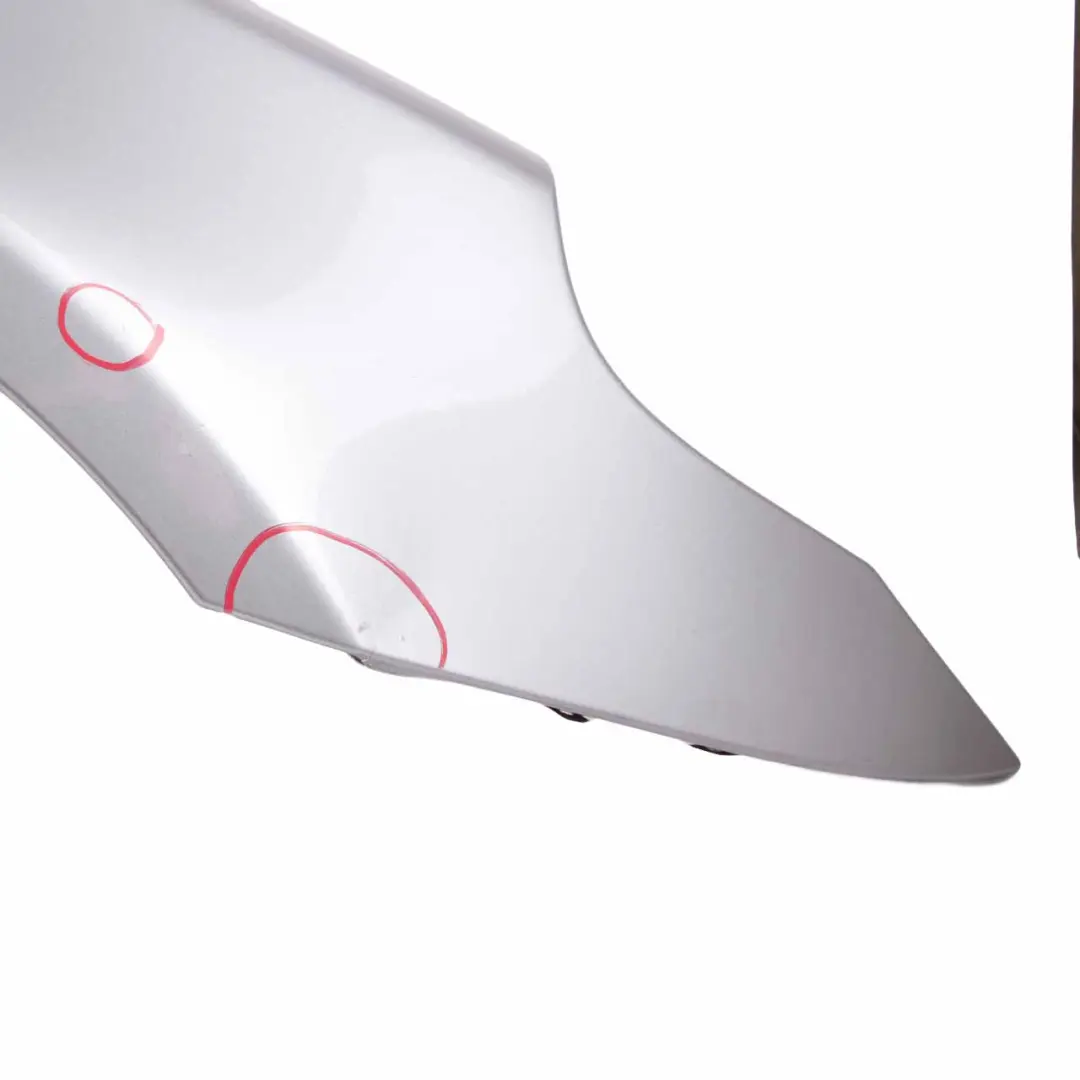  Wing Panel Fender BMW E60 Front Right O/S Side Panel Silbergrau Silver Grey A08 - SKU 7111430-SBG4 - Part number 7111430