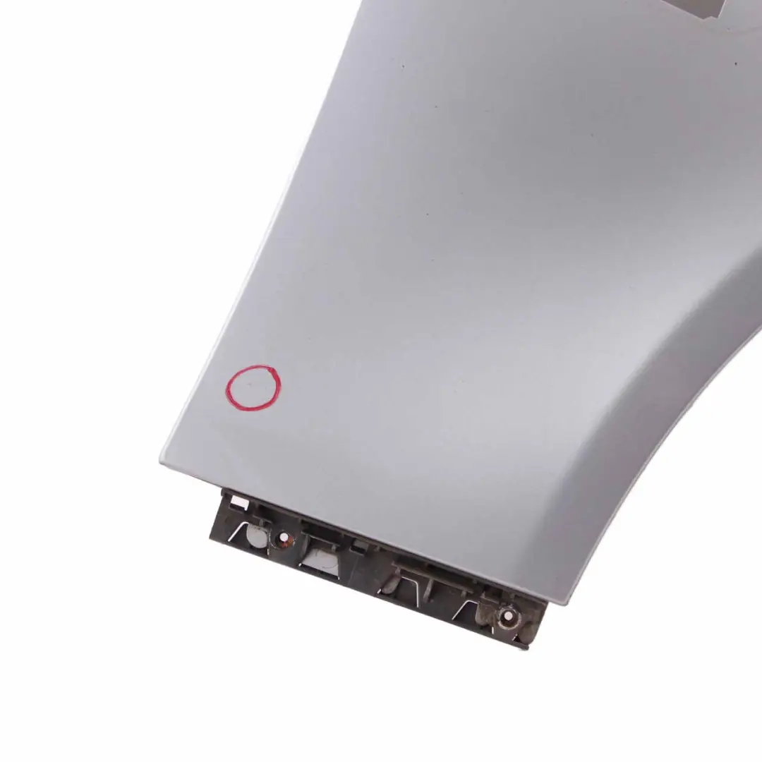 BMW E60 E61 Guardabarros Delantero Derecho Panel Lateral Silbergrau Gris - A08 - SKU 7111430-SBG - Número de pieza 7111430