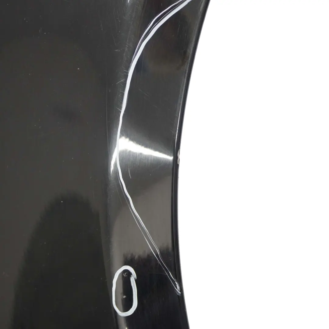BMW 5 E60 E61 2 Front Right Wing Fender Side Panel O/S Schwarz 2 Black 668 - SKU 7111430-SCH2 - Part number 7111430