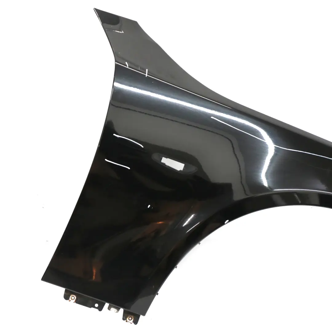 BMW E60 E61 Front Right Wing Fender Side Panel O/S Schwarz 2 Black 668 - SKU 7111430-SCH - Part number 7111430