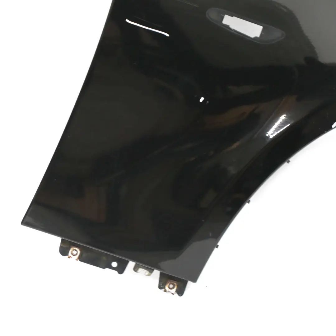 BMW E60 E61 Front Right Wing Fender Side Panel O/S Schwarz 2 Black 668 - SKU 7111430-SCH - Part number 7111430