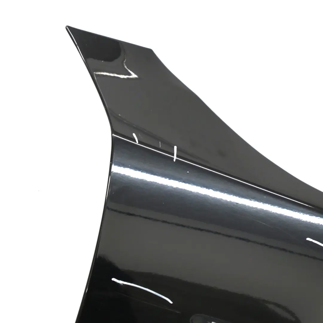 BMW E60 E61 Front Right Wing Fender Side Panel O/S Schwarz 2 Black 668 - SKU 7111430-SCH - Part number 7111430
