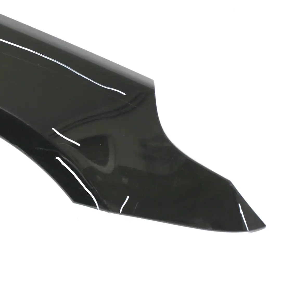 BMW E60 E61 Front Right Wing Fender Side Panel O/S Schwarz 2 Black 668 - SKU 7111430-SCH - Part number 7111430