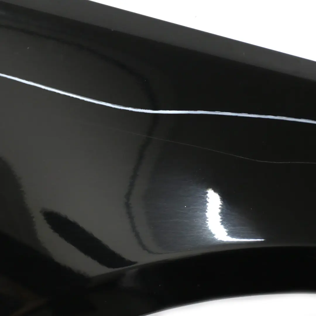 BMW E60 E61 LCI Cote Conducteur Panneau Laterale avant Droit Aile Noir 2 - SKU 7111430-SCH - Numéro de pièce 7111430