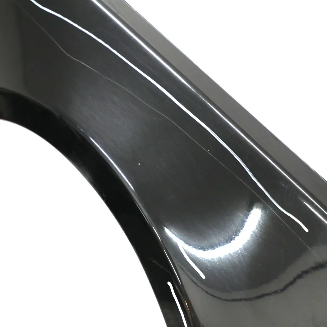 BMW E60 E61 Błotnik Prawy Przód Schwarz 2 Czarny - 668 - SKU 7111430-SCH - Numer Części 7111430