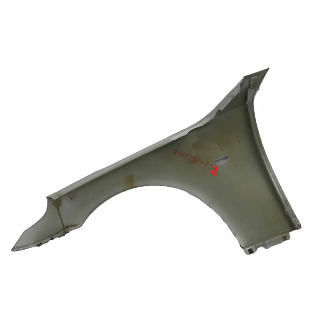 BMW E60 E61 Side Panel Front Right Wing Fender O/S Titan Silver Metallic - 354 - SKU 7111430-TS2 - Part number 7111430