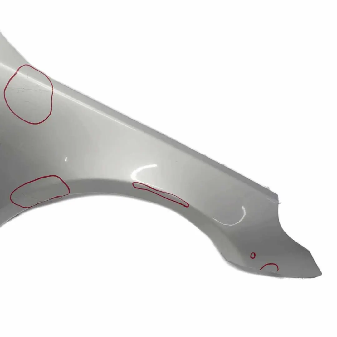 BMW E60 E61 Guardabarros Delantero Derecho Panel Lateral Titan Plata 354 - SKU 7111430-TS5 - Número de pieza 7111430