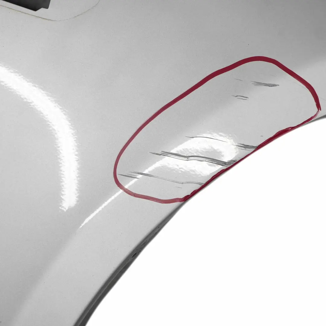 BMW E60 E61 Front Right Wing Fender Side Panel O/S Titan Silver Metallic - 354 - SKU 7111430-TS5 - Part number 7111430