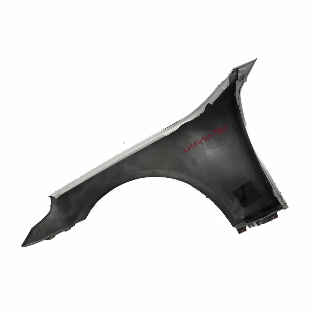 BMW E60 E61 Front Right Wing Fender Side Panel O/S Titan Silver Metallic - 354 - SKU 7111430-TS5 - Part number 7111430