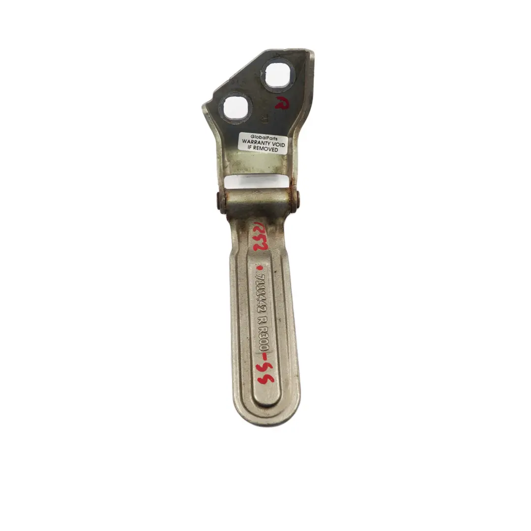 Mini R52 Cabrio Tailgate Boot Lid Hatch Hinge Right O/S Sparkling Silver A60 - SKU 7111442-SS - Part number 7144002